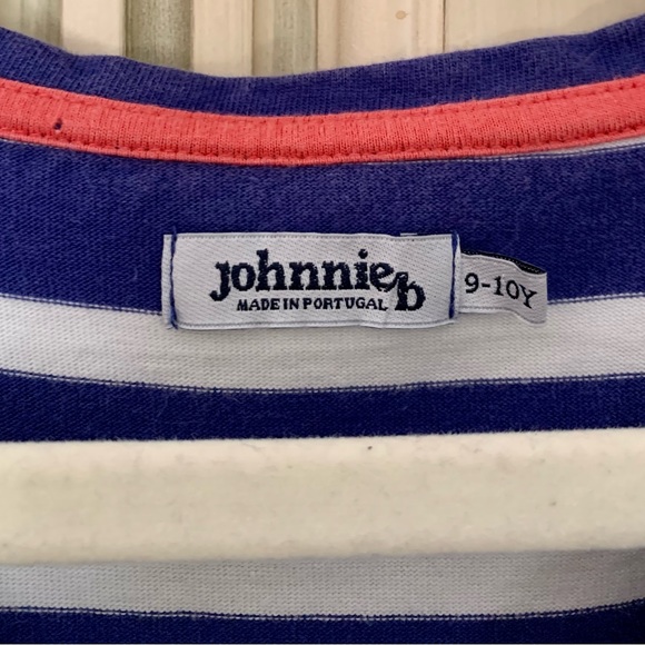 johnnie b (Boden) Girls’ 9-10 Y Blue/White Stripe Dress - Picture 3 of 5